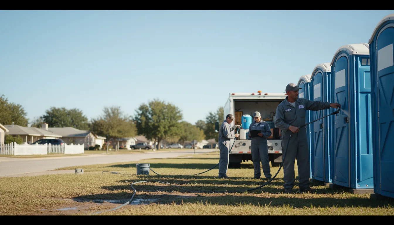 Long-Term Portable Toilet Rental in Sacul, TX near me